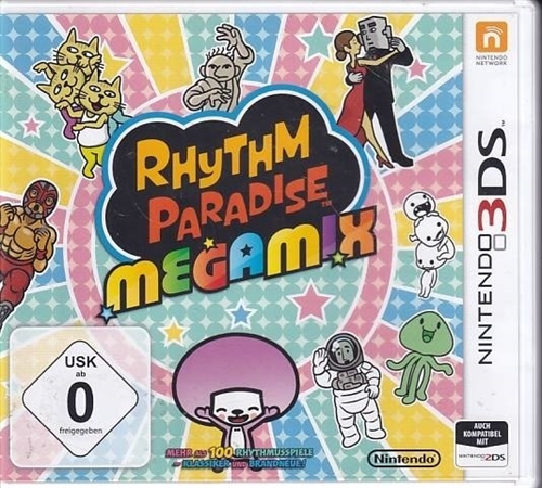 Rhythm Paradise Megamix - German version - Nintendo 3DS (A Grade) (Used)